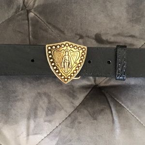 Gucci Crest Shield Belt
